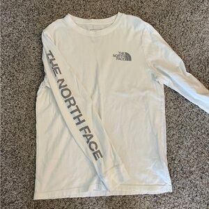 Women’s white North Face long sleeve tshirt size medium